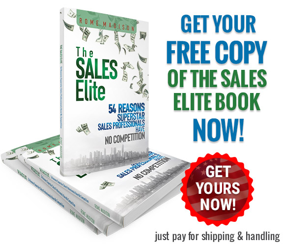 Get your free copy of The Sales Elite book now!
